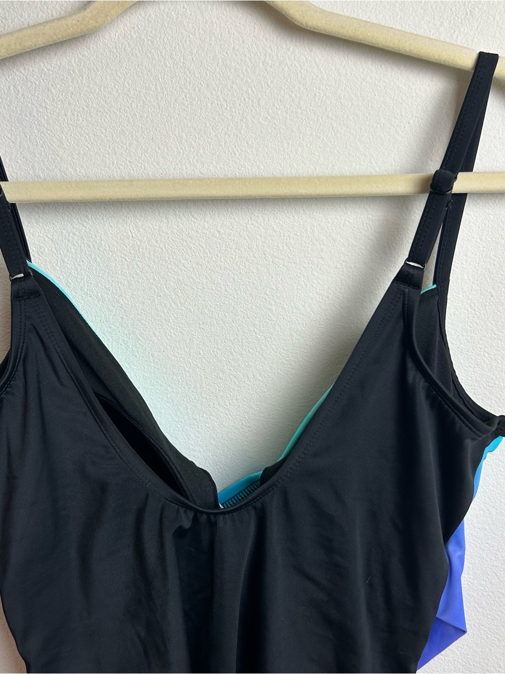 Embrace Your Curves Ombre One Piece Swimsuit | Ruched Wrap Bathing Suit L - Picture 10 of 11